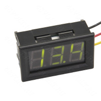 Вольтметр зеленый 3-30V